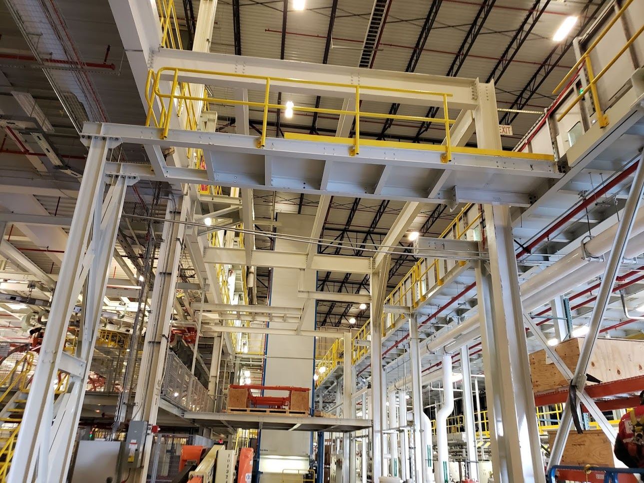 Process piping and pipe rack